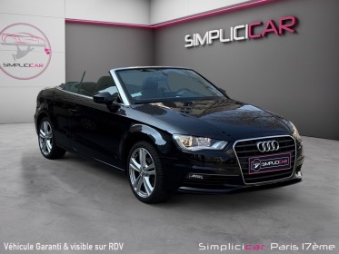 Audi a3 cabriolet 1.4 tfsi 125 / volant cuir / start and stop / garantie 12 mois occasion paris 17ème (75)(porte maillot)...